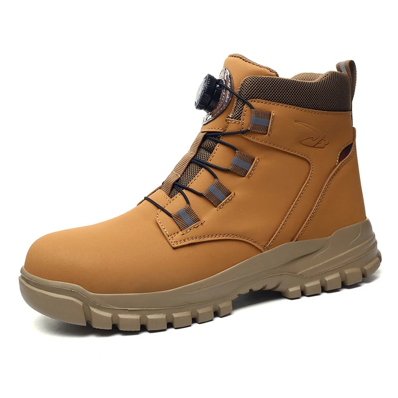 Work Safety Boots for Men and Women Waterproof Protective Safety Shoes Lightweight Steel Toe Work Shoes Size 47 and 48