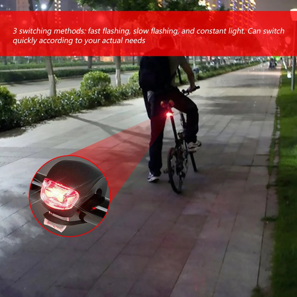 Bicycle LED Silicone Light Set with Waterproof Features