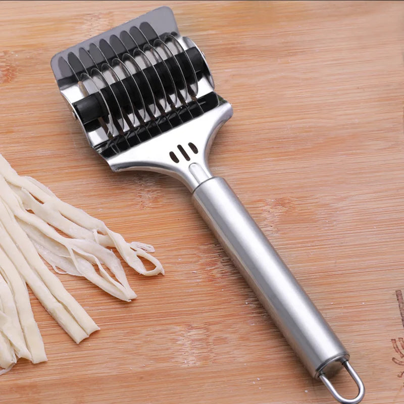 Manual Stainless Steel Noodle Cutter Pasta Maker Kitchen Tool