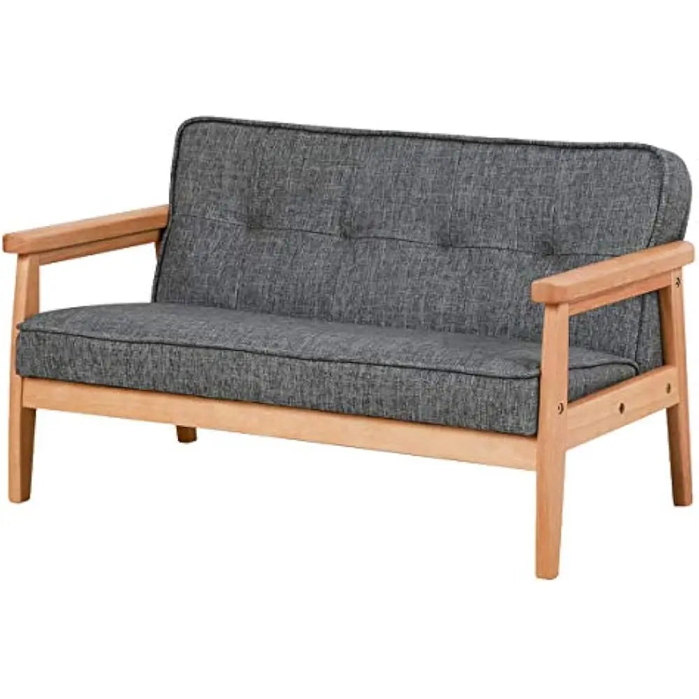 Combination Modern Living Sofa Seater Couch With Wood Arms