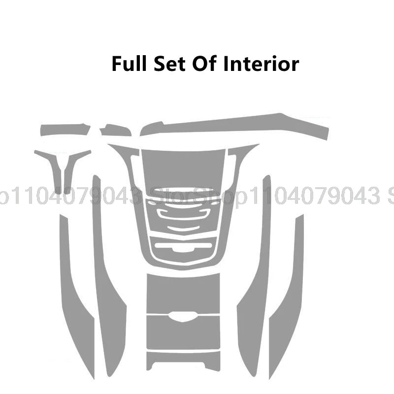TPU Protective Film for Cadillac Escalade Interior Console Protection