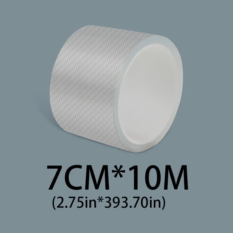 Transparent Carbon Fiber Car Trim Bumper Door Sill Film Anti Scratch Guard Sticker Strip Invisible Body Film