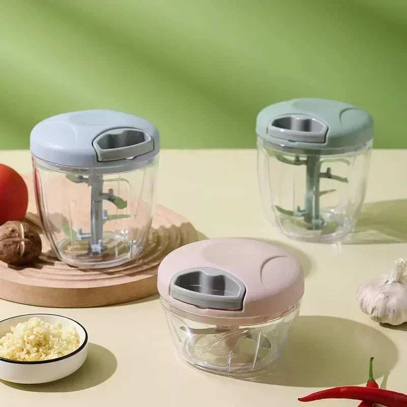 Manual Meat Mincer and Garlic Chopper for Easy Cooking