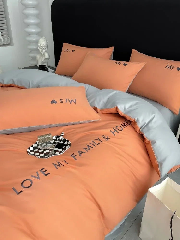 Nordic Luxury Egyptian Cotton Bedding Set for Ultimate Comfort