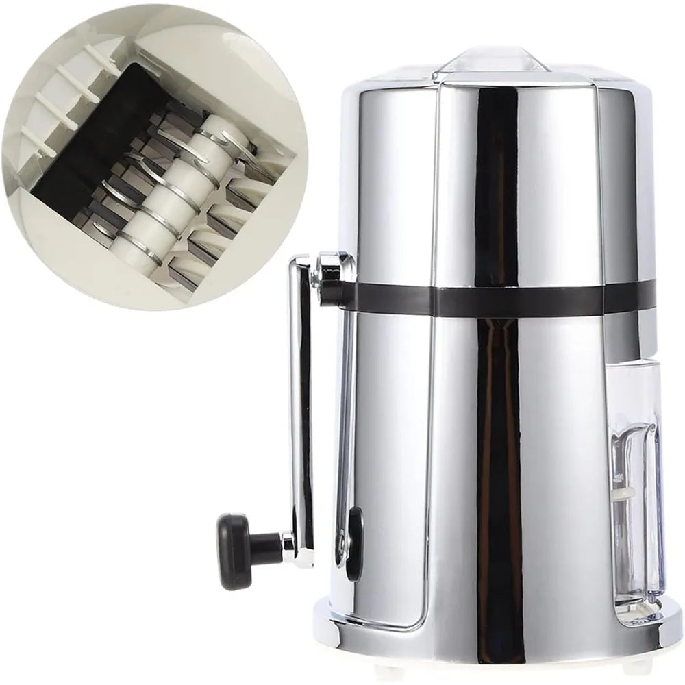 PEISI Manual Ice Crusher With Stainless Steel Rotary Blade