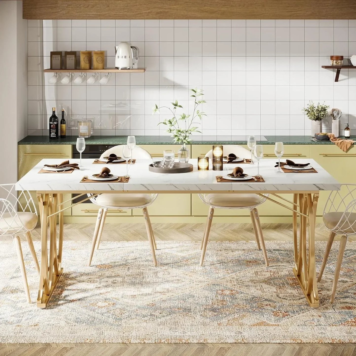 Little Tree Modern Dining Table Kitchen Dining Room