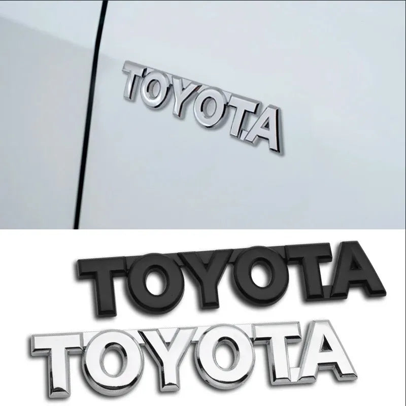 Toyota Trunk Emblem Sticker For RAV4 Yaris Camry Corolla