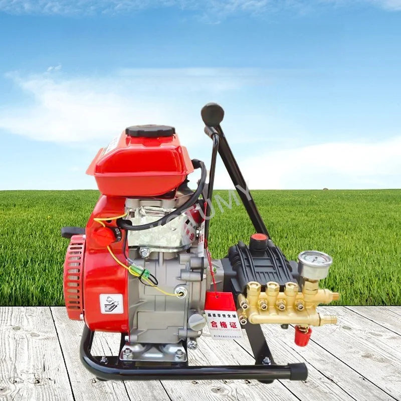 4.5HP Gasoline Engine High Pressure Sprayer Portable Agricultural Garden Fruit Tree Disinfection Pump