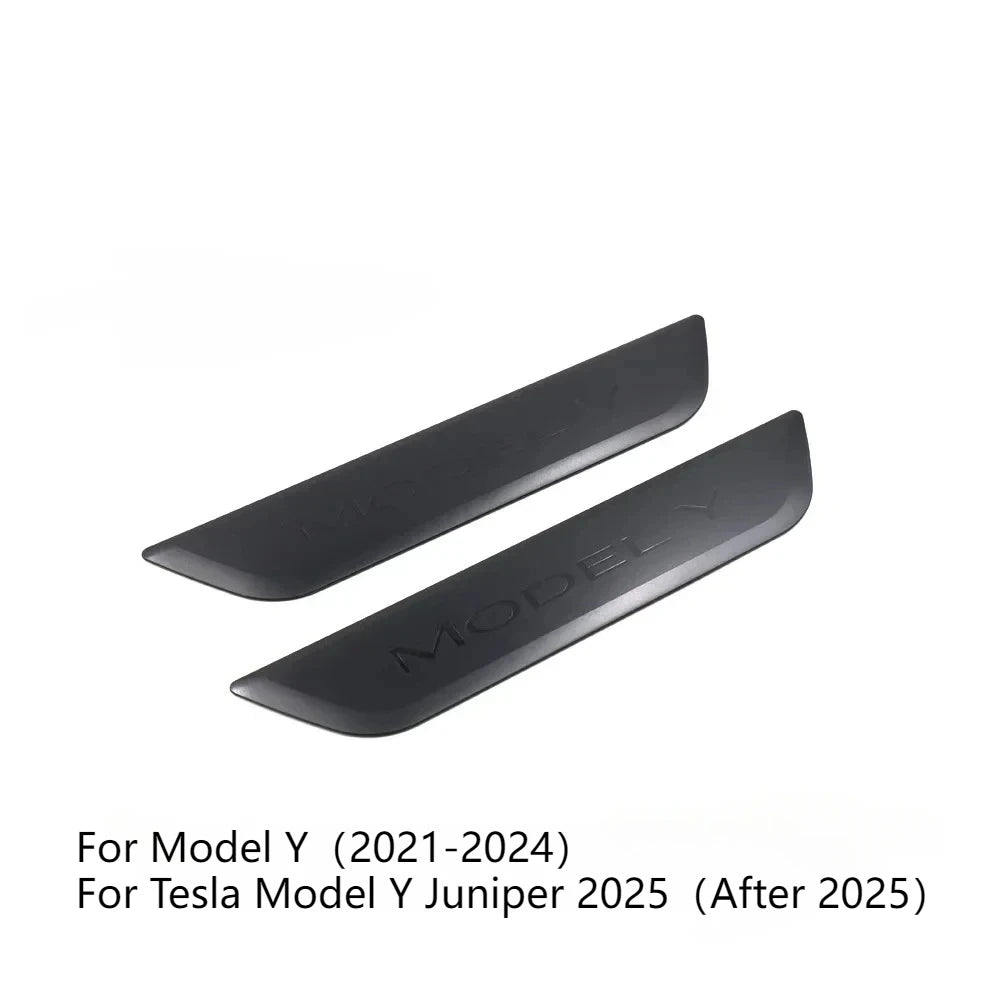 WanleeRoad Tesla Model 3 Y Rear Door Sill Decoration Wrap