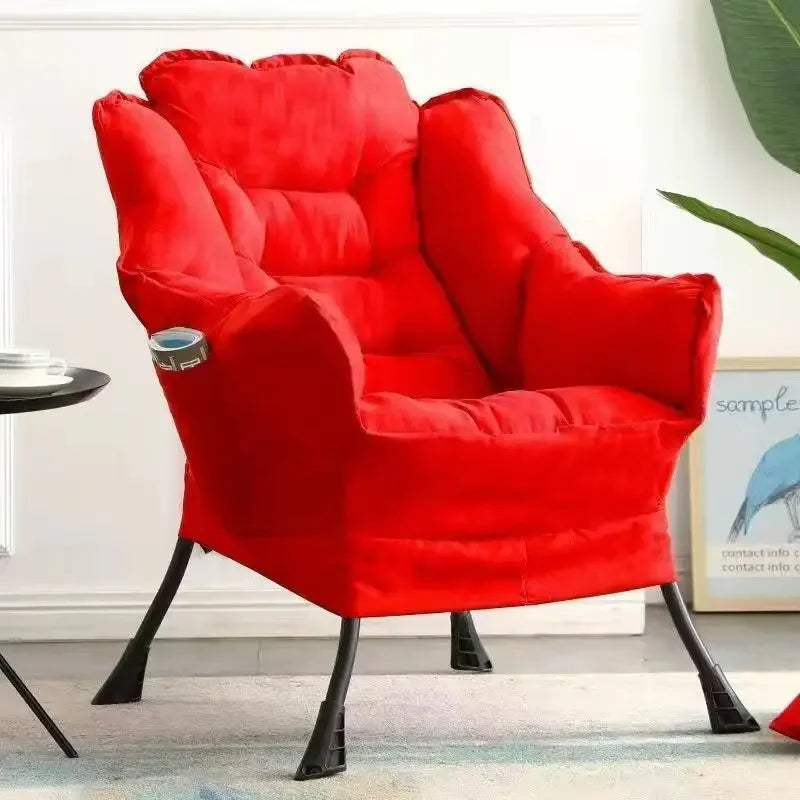 Modern Lazy Chair with Side Pocket for Ultimate Comfort