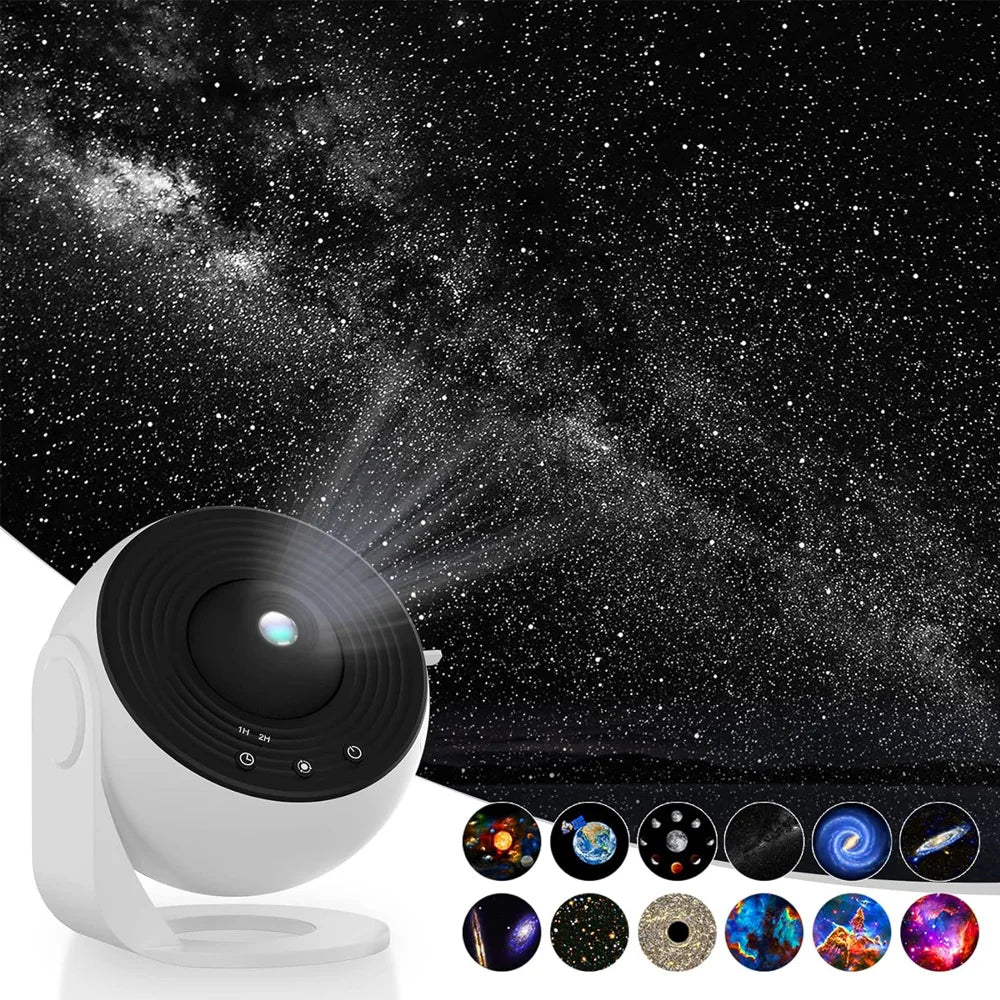 Starry Night Galaxy Projector With 360 Degree Rotation