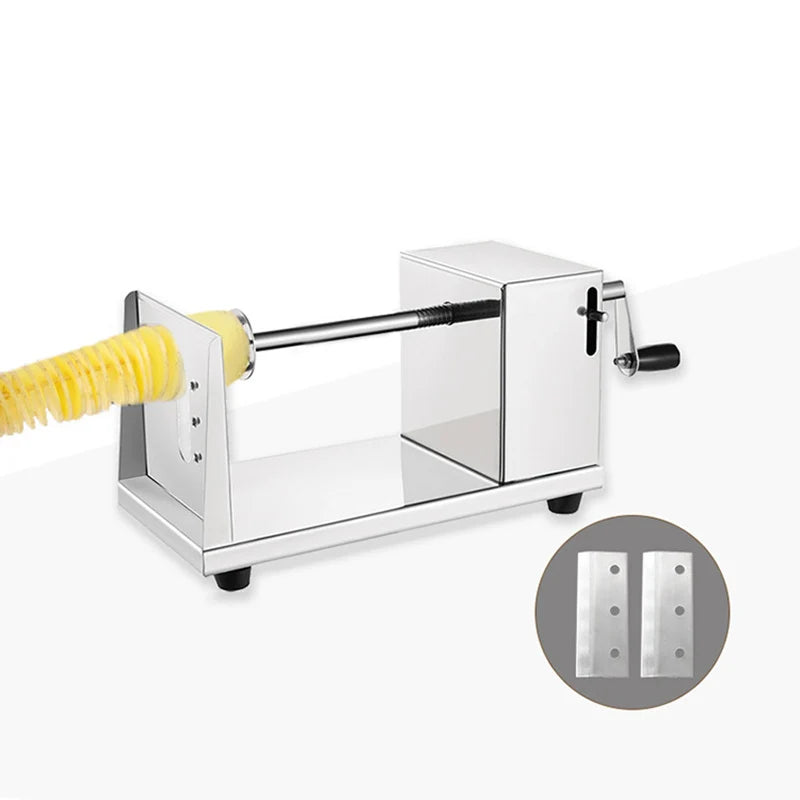Spiral Tornado Potato Cutter Manual Vegetable and Fruit Slicer
