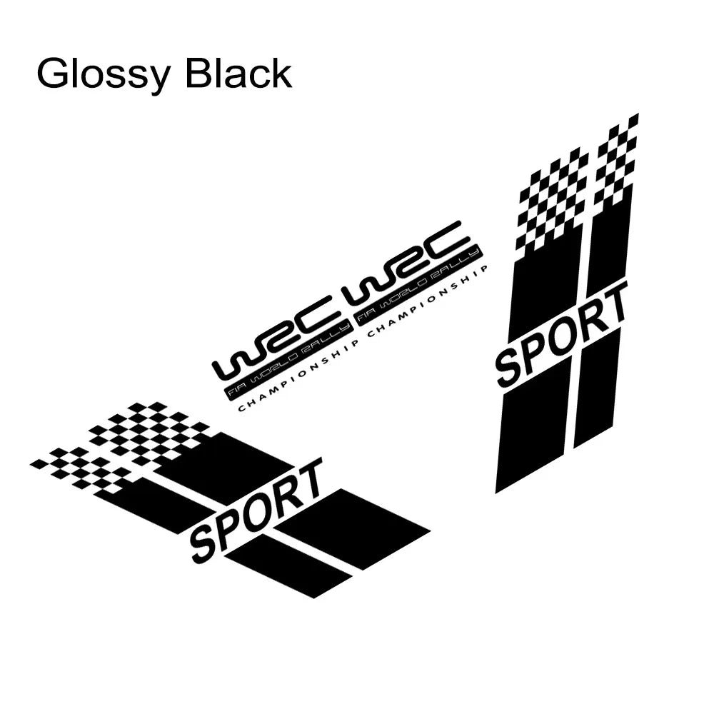 Car Both Side Body Sticker Stylish Auto Racing Sports Vinyl Film Decal For Ford Focus MK2 MK3 Tuning Accessories
