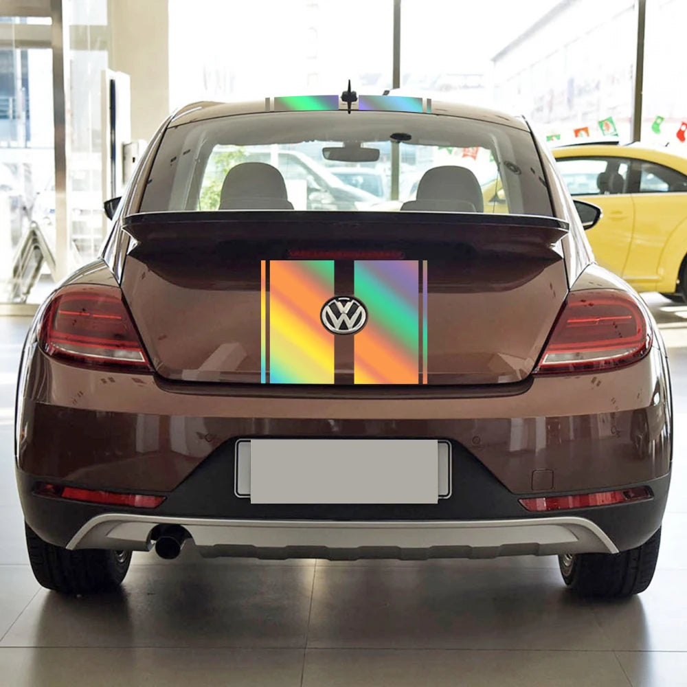 Car Styling Hood Bonnet Roof Rear Trunk Stripes Kit For Volkswagen Beetle A5 2011 To 2018 Vinyl Decals Stickers Tuning Accessories