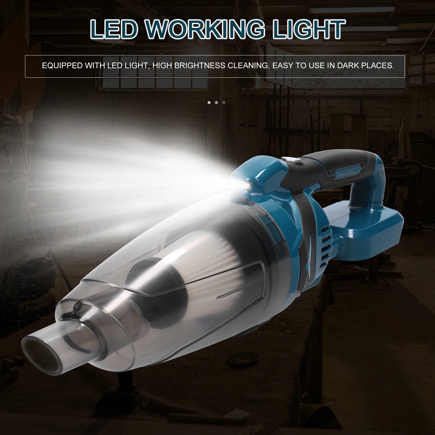 Powerful Wireless Car Vacuum Cleaner for Home and Auto Use