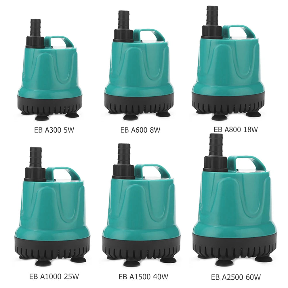 Ultra-Quiet Submersible Water Fountain Pump for Aquariums and Ponds
