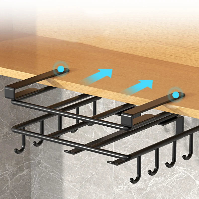 Choice Kitchen Hanging Organizer Rack With Hooks Storage