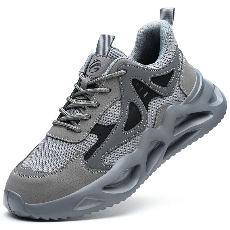 Lightweight Safety Shoes for Men and Women Steel Toe Cap Work Boots Breathable Sneakers Tactical Boots