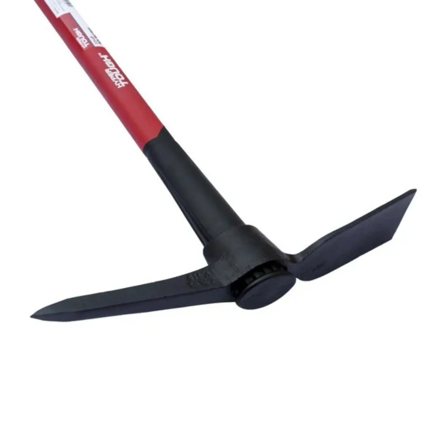 Hign-concerned Garden Mattock With Fiberglass Handle And Dual-Sided Steel Head
