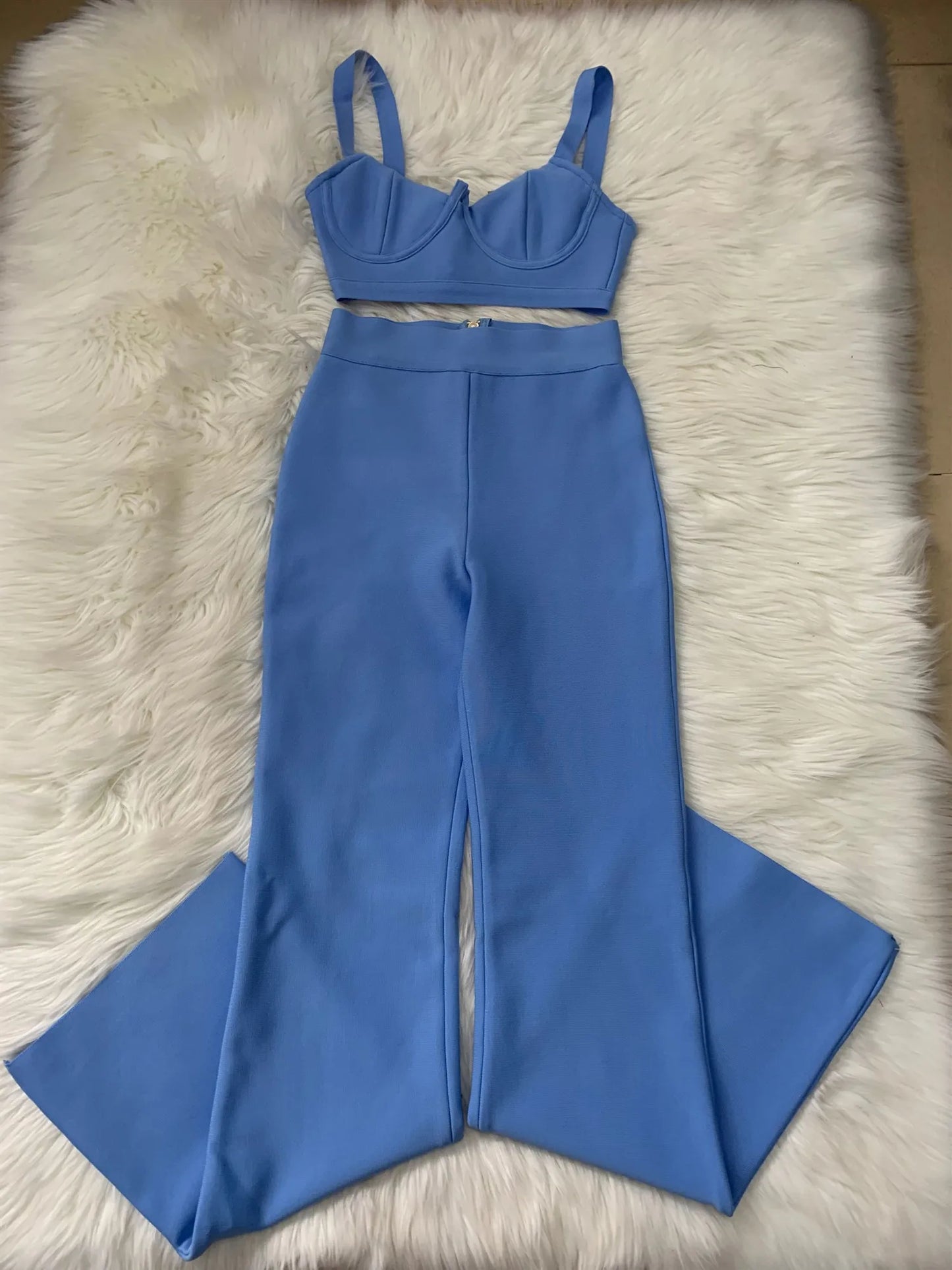 Elegant Two Piece Bandage Set for Stylish Women