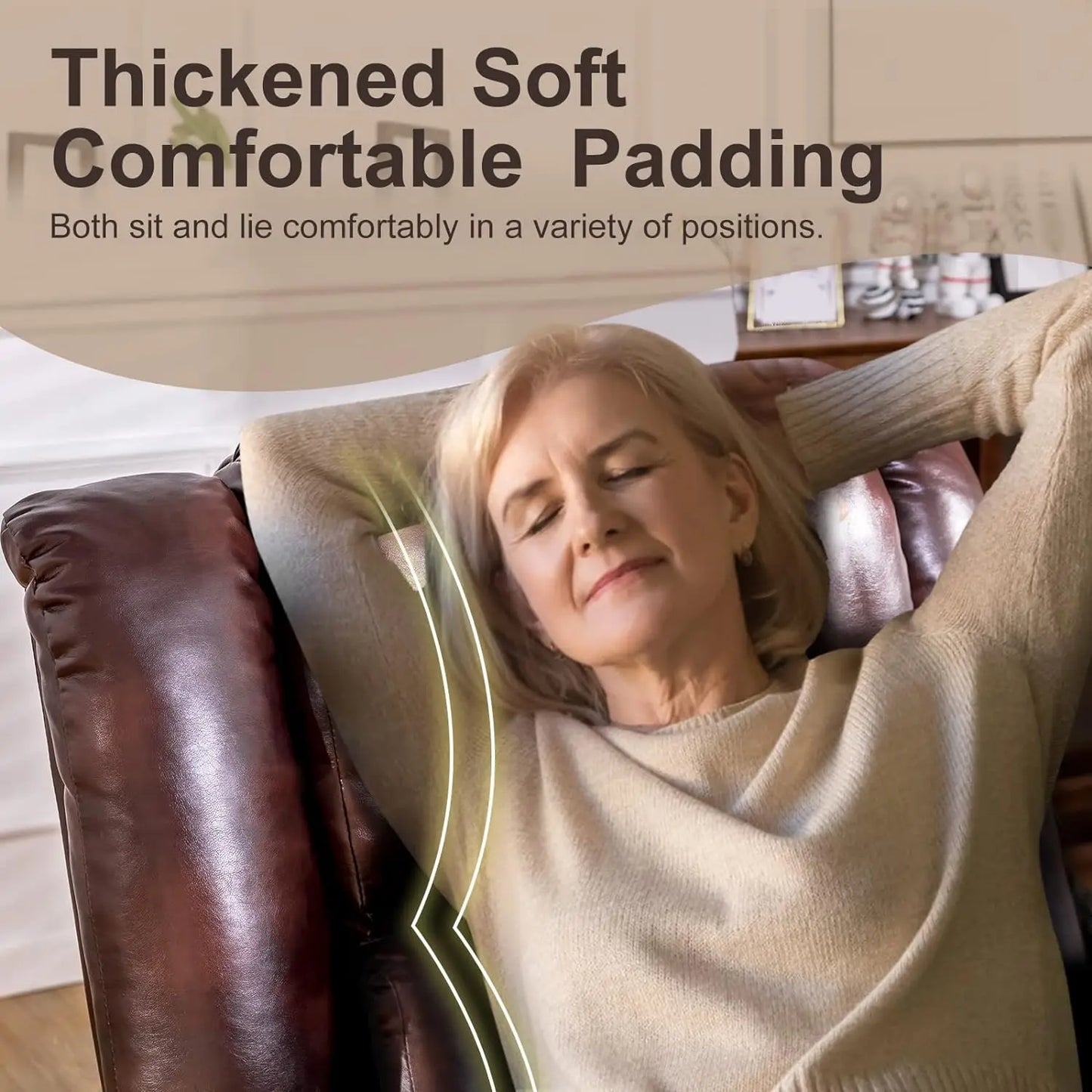 Comhoma Power Lift Recliner Chair with Heat and Massage