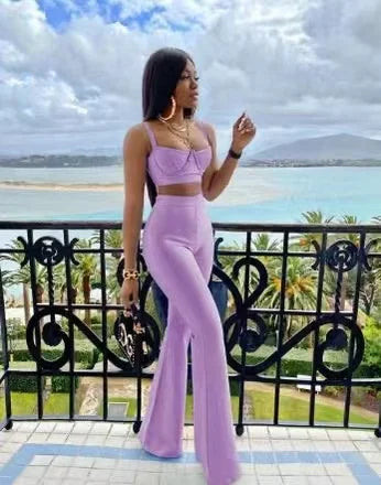 Elegant Two Piece Bandage Set for Stylish Women