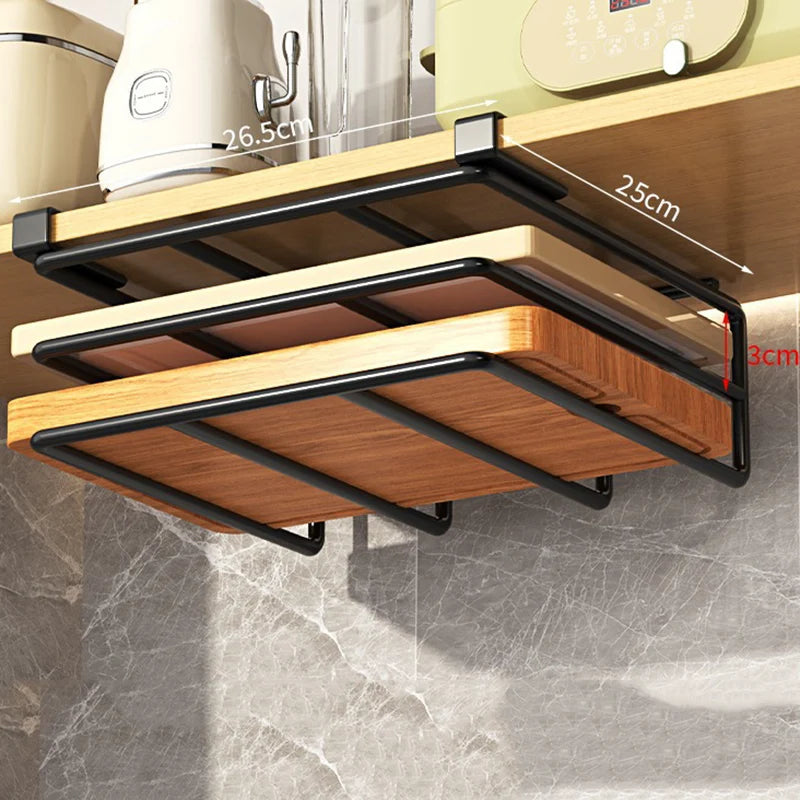 Choice Kitchen Hanging Organizer Rack With Hooks Storage