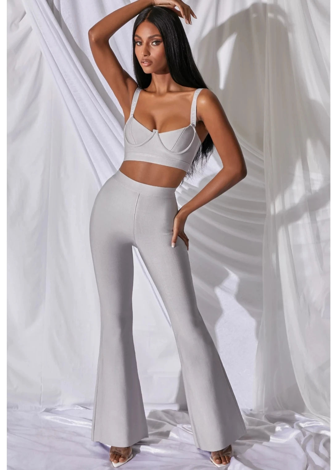 Elegant Two Piece Bandage Set for Stylish Women