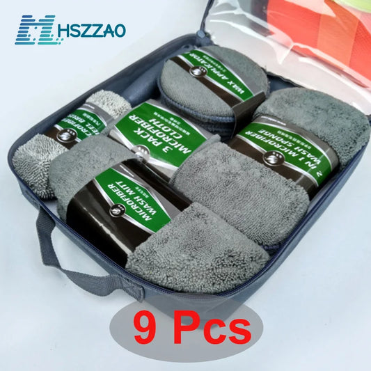Car Cleaning Kit Essential Tools for Ultimate Shine and Detailing