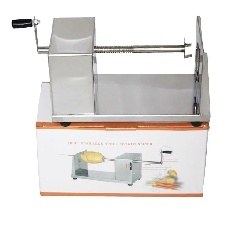 Stainless Steel Tornado Potato Slicer for Perfect Spiral Chips
