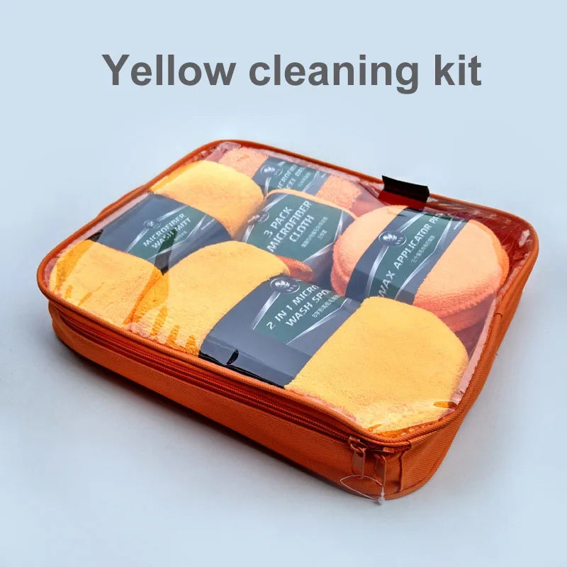 Car Cleaning Kit Essential Tools for Ultimate Shine and Detailing