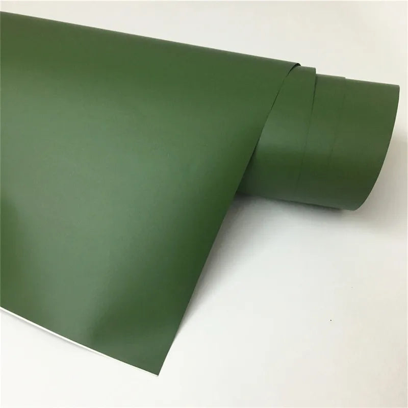 20x30x50 Centimeter Army Green Matte PVC Vinyl Wrap Car Styling Sticker for Motorcycle Bicycle Auto Accessories