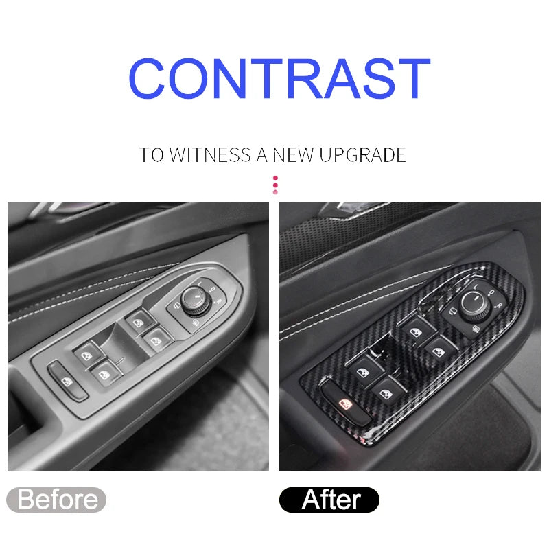 VW Golf 8 Window Lift Button Trim Switch Cover Accessory 2020 2023