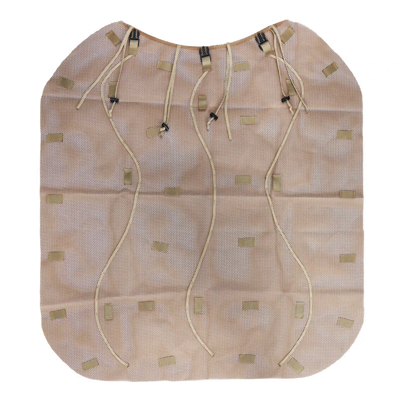 ROCOTACTICAL Ghillie Suit Viper Hood With 3D Leafy Stripes