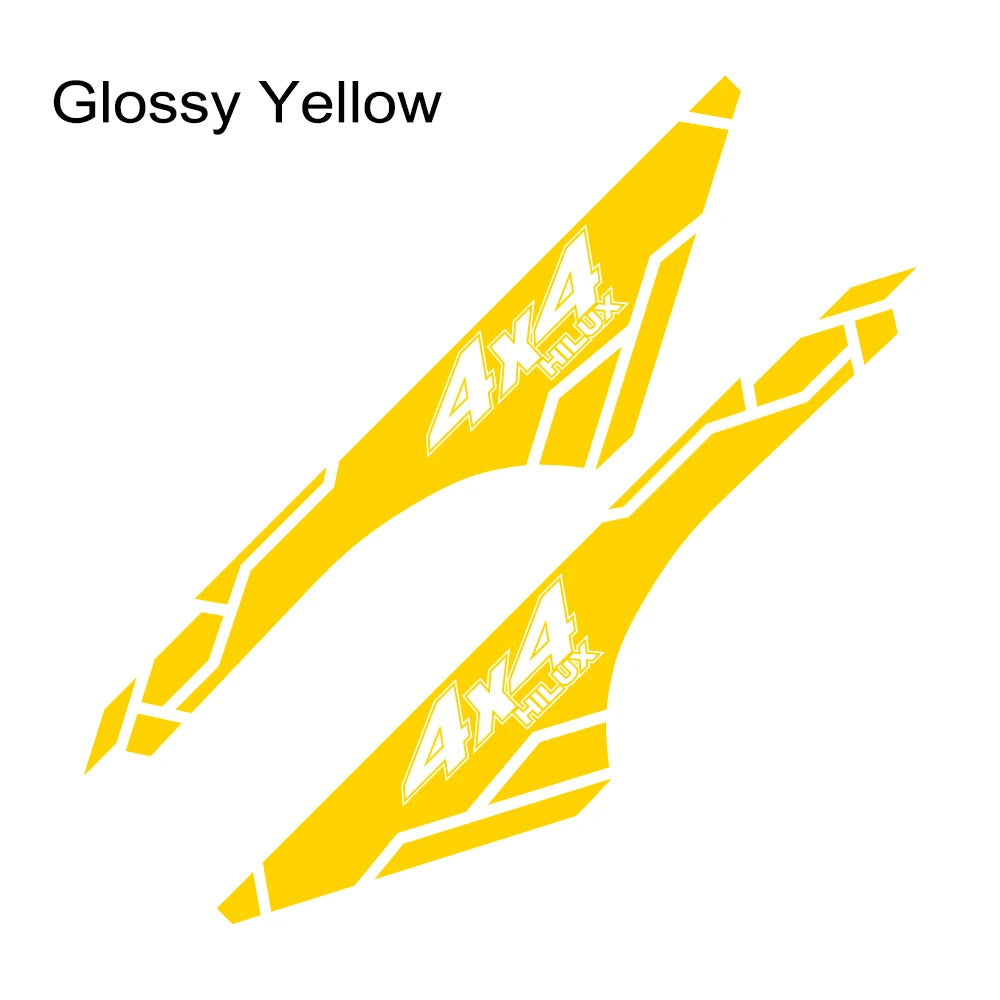 2PCS Vinyl Film Car Stickers for Toyota Hilux Revo Vigo Trunk Side Decor 4x4 Auto Accessories