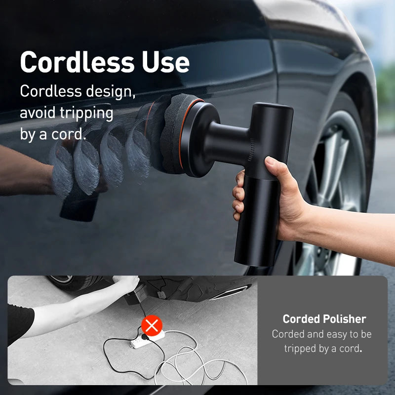 Baseus Wireless Electric Car Polisher Adjustable Speed Tool