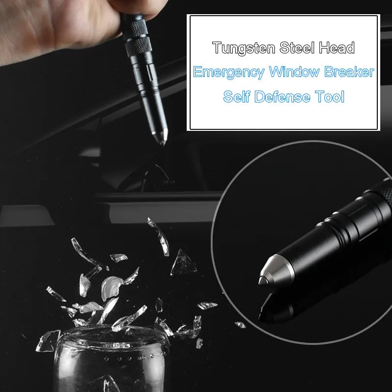 4 In 1 Tactical Pen Tool for Outdoor Self Defense and Emergency