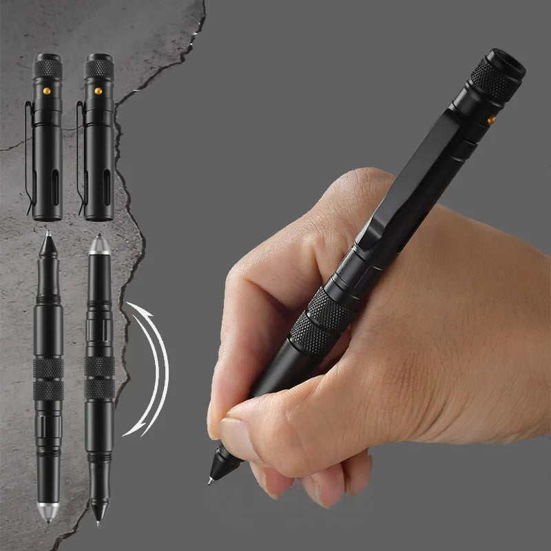 4 In 1 Tactical Pen Tool for Outdoor Self Defense and Emergency