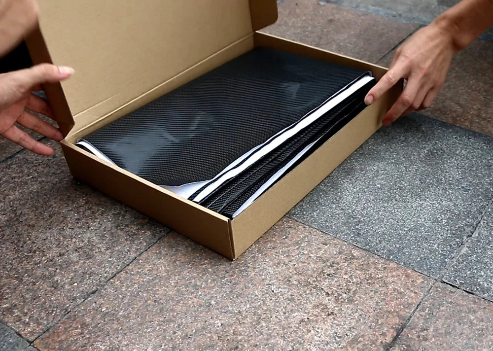 152cm x 200cm 4D Carbon Fiber Vinyl Film Car Styling Wrap Sheet Roll DIY Hood Roof Stickers Accessories