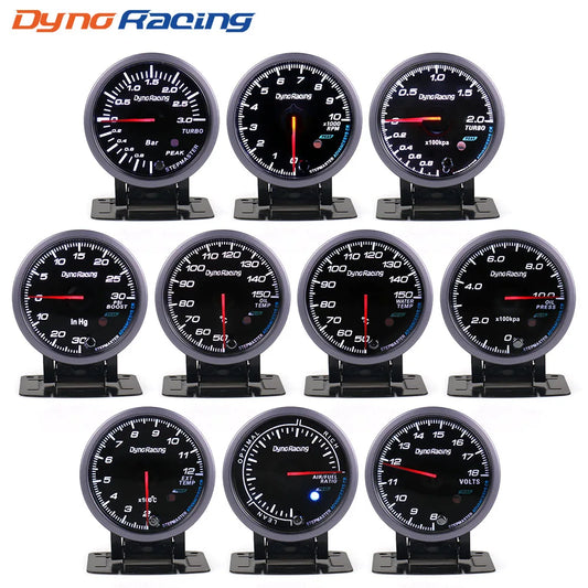 Dynoracing Multi Function Car Gauge for Performance Monitoring and Vehicle Management