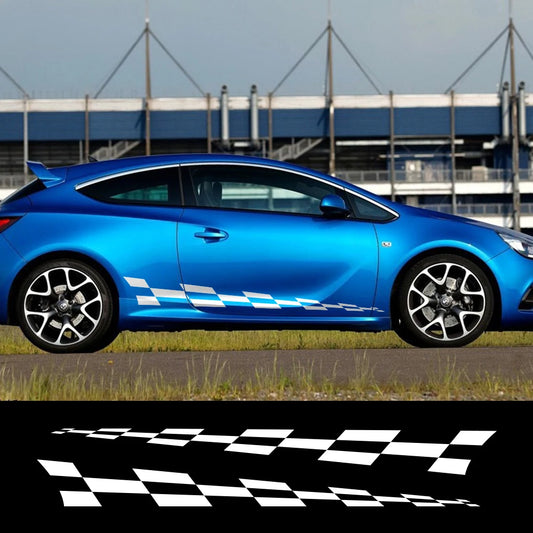 2PCS Universal Car Body Decor Sticker Sport Styling Decal Auto Accessories for Suzuki Volvo Tesla Skoda VW Volkswagen Toyota