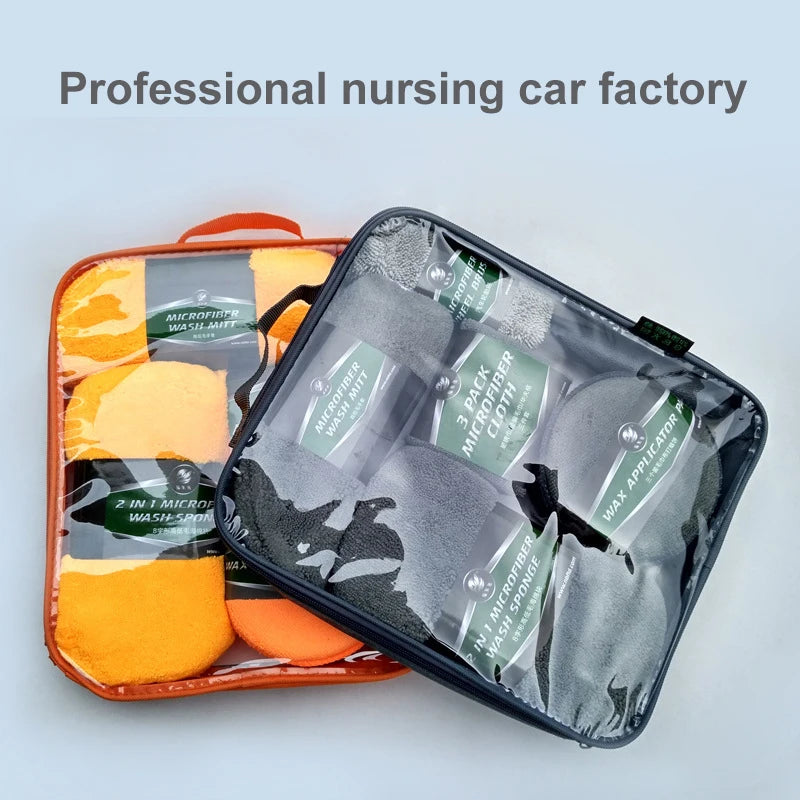 Car Cleaning Kit Essential Tools for Ultimate Shine and Detailing