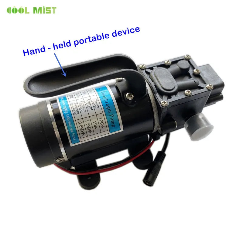 S398 Quality Micro Water Pump 12V 120W Self Priming Diaphragm Pump Garden Watering Tool Sprayer Booster