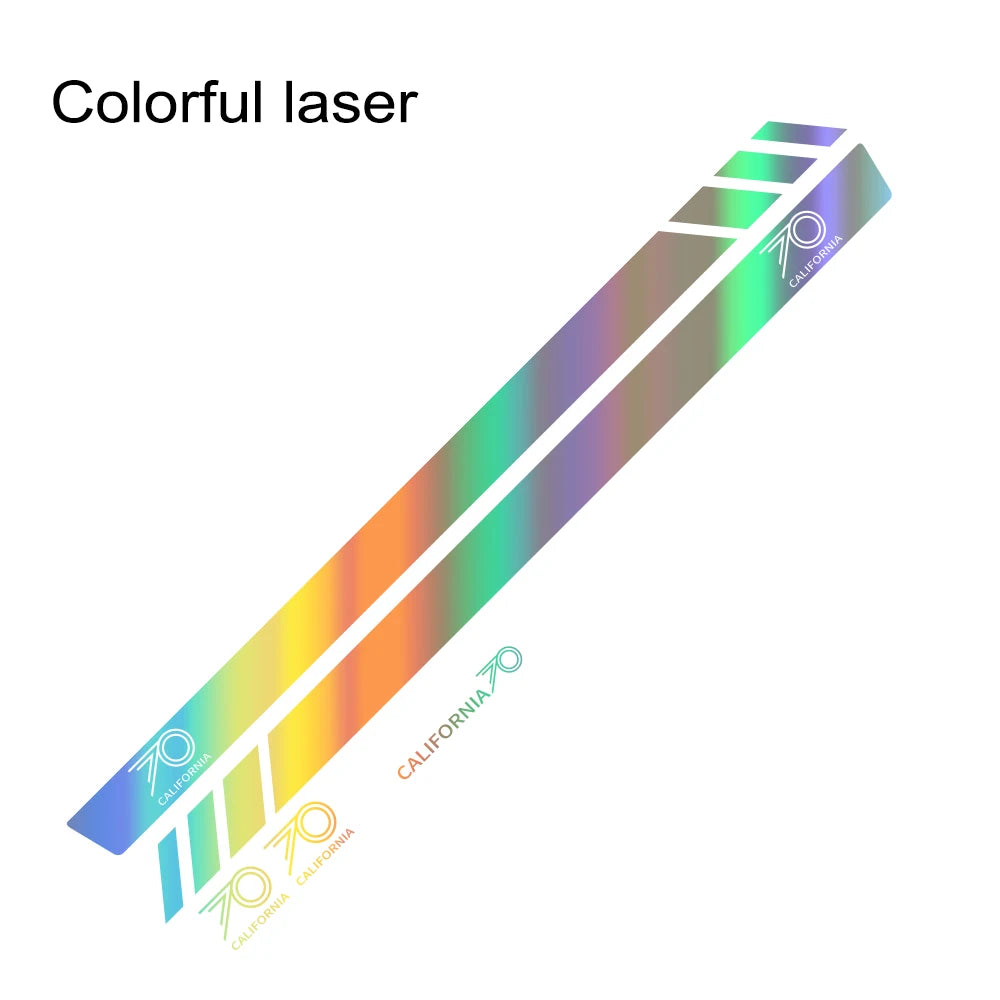 Car Body Tuning Decor Stickers Side Stripe Decal Auto Exterior Accessories for Volkswagen Multivan T5 T6 California Edition