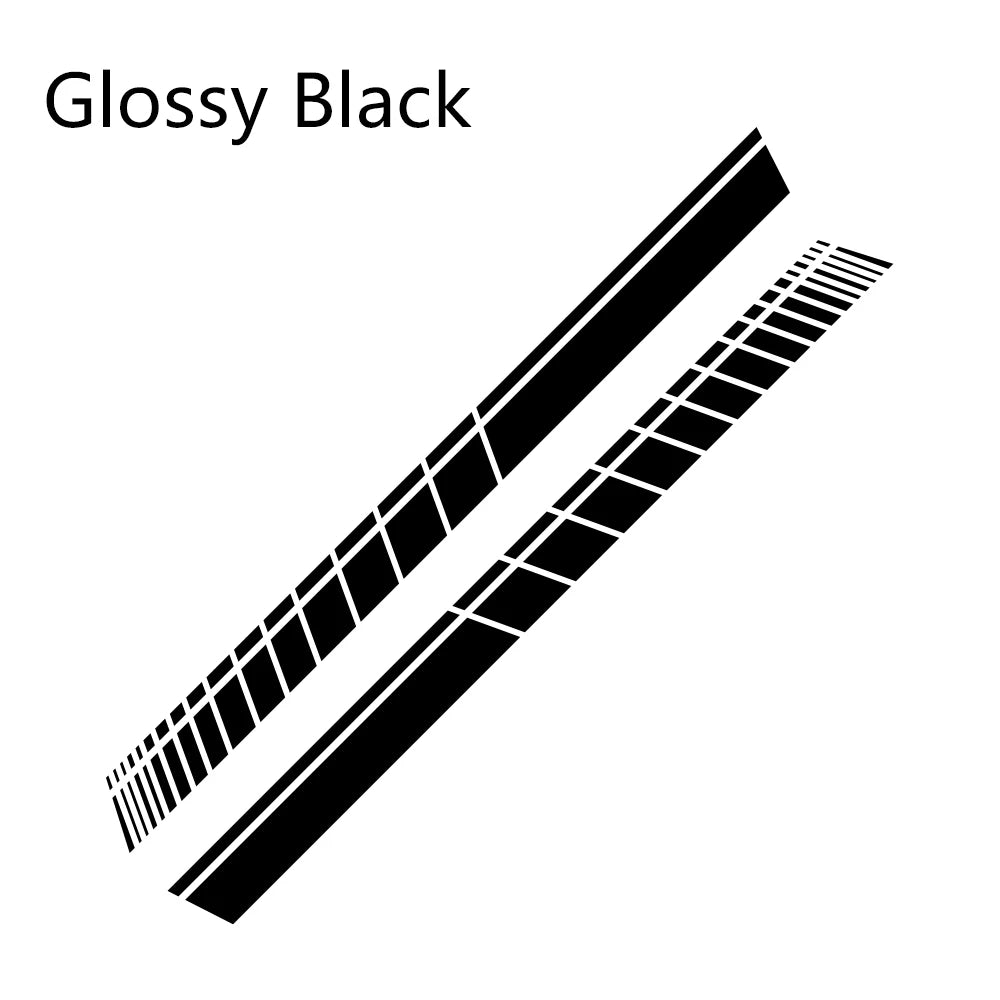 Car Side Skirt Sticker Long Stripe Vinyl Film Wrap DIY