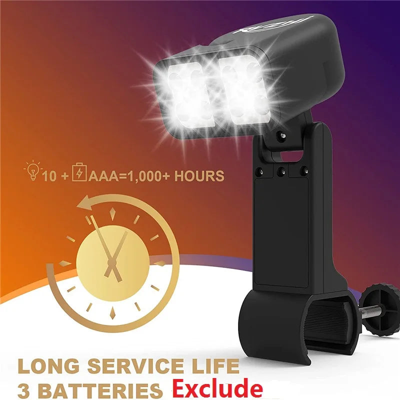 Double Head Heat Resistant LED Grill Lights for Night Fishing