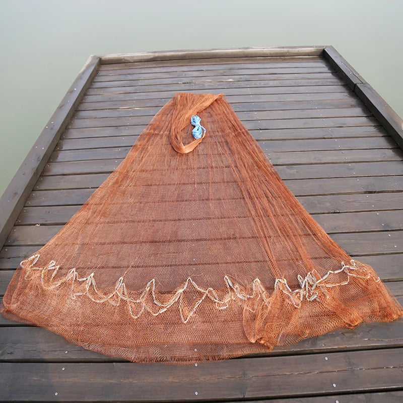 Lawaia Traditional Cast Net Hand Throw Fishing Landing Net