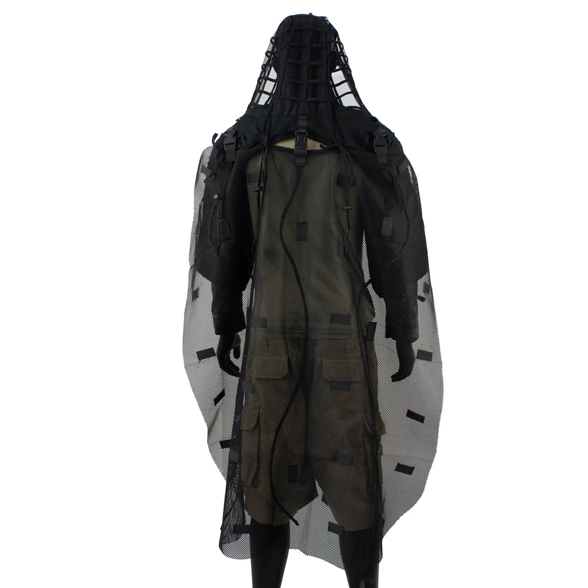 ROCOTACTICAL Tactical Ghillie Suit Viper Hood With 3D Leafy Stripes