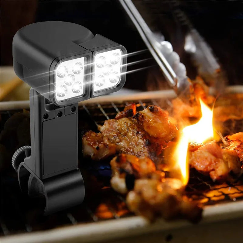 Double Head Heat Resistant LED Grill Lights for Night Fishing
