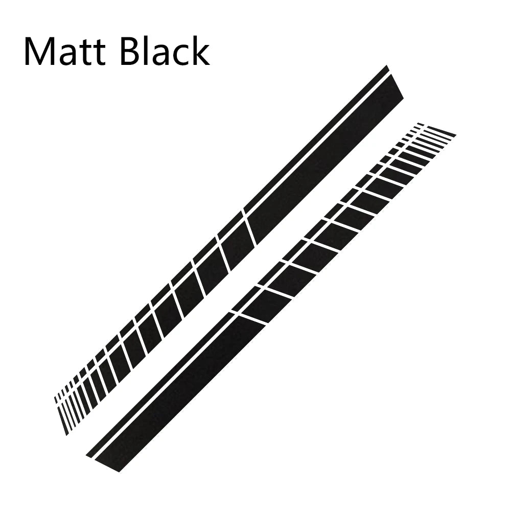 Car Side Skirt Sticker Long Stripe Vinyl Film Wrap DIY